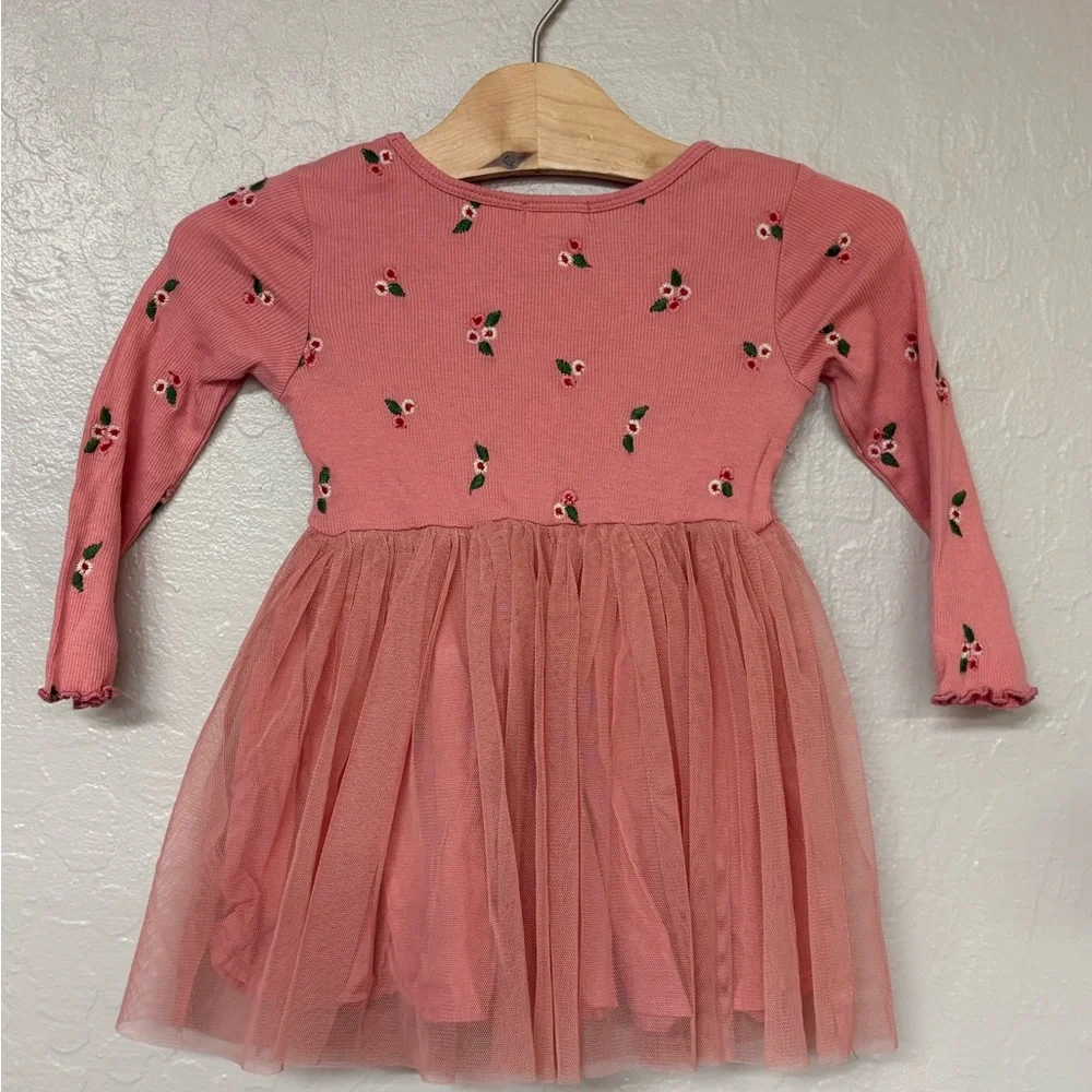 $19 ADD ON peek‎ little peanut tulle floral dress 12-18M Zara Hanna Andersson